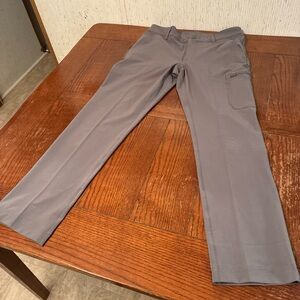 Columbia Pants Men’s 30x30 Gray Outdoors Hiking Lightweight Stretch
